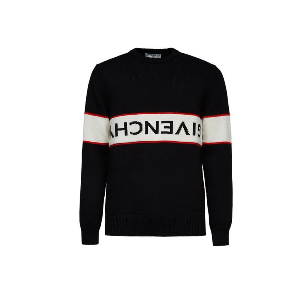 Givenchy Black Cotton Men's Sweater
